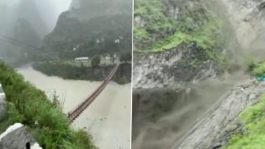 Himachal Pradesh Rains: Bharmour in Chamba Struck by Cloudburst, Heavy Rain (Watch Video)